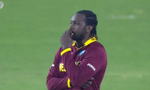 ഗെയിലിന്റെ ദുഃഖത്തോടെയുള്ള ആഹ്ലാദപ്രകടനം!