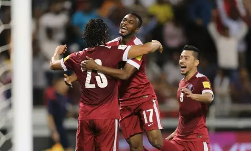 ഫിഫ ലോകകപ്പ് യോഗ്യത: ഖത്തര് ഹോങ്കോങിനെ പരാജയപ്പെടുത്തി ഫിഫ ലോകകപ്പ് യോഗ്യത: ഖത്തര് ഹോങ്കോങിനെ പരാജയപ്പെടുത്തി