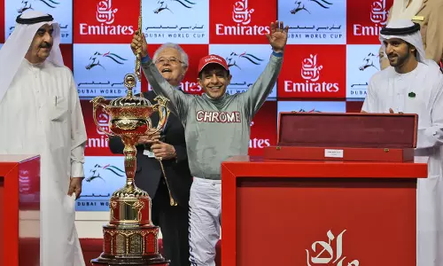 ദുബൈ ലോകകപ്പ് കുതിരയോട്ടത്തില്‍ അമേരിക്കയ്ക്ക് മിന്നുന്ന ജയം