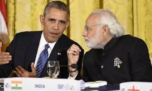 മോദി വാഷിങ്ടണില്; ഒബാമയുമായി ചര്ച്ച നടത്തിയേക്കും മോദി വാഷിങ്ടണില്; ഒബാമയുമായി ചര്ച്ച നടത്തിയേക്കും