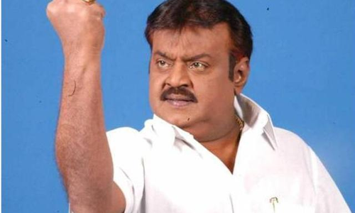 ജയലളിതയെ അനുകരിച്ച് വിജയകാന്തിന്റെ പരിഹാസ പ്രസംഗം