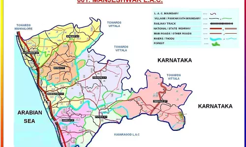 ത്രികോണമത്സരത്തില് ശ്രദ്ധേയമാകുന്ന മഞ്ചേശ്വരം ത്രികോണമത്സരത്തില് ശ്രദ്ധേയമാകുന്ന മഞ്ചേശ്വരം