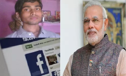 മോദിക്കെതിരെ ഫേസ്ബുക്കില് കമന്റിട്ട യുവാവ് ജയിലില് മോദിക്കെതിരെ ഫേസ്ബുക്കില് കമന്റിട്ട യുവാവ് ജയിലില്