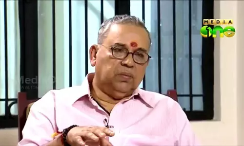 പി പി മുകുന്ദന്‍ ബിജെപി ആസ്ഥാനത്തെത്തി