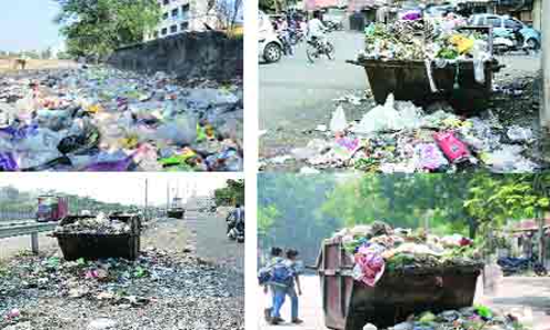 മഴ: കൊച്ചിയിലെ മാലിന്യ നീക്കം താറുമാറായി