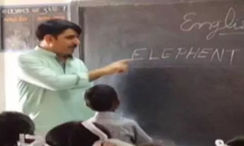 ‘എലിഫന്റ് സ്‌പെല്ലിംഗ് തെറ്റി ഗുജറാത്ത് മന്ത്രി; കുട്ടികളെ പരീക്ഷിച്ചതാണെന്ന് വിശദീകരണം