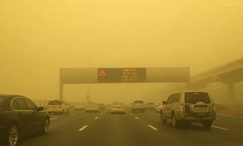 യുഎഇയില്‍ പൊടിക്കാറ്റ് രൂക്ഷമാകാന്‍ സാധ്യതയെന്ന് മുന്നറിയിപ്പ്