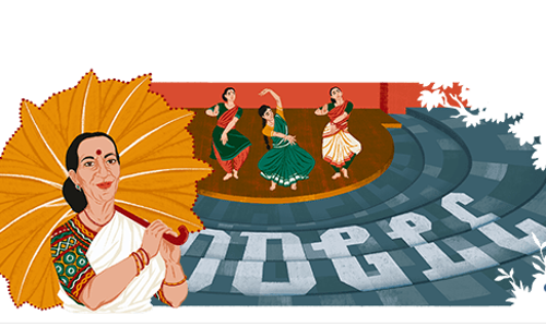 മൃണാളിനി സാരാഭായിയുടെ നൂറാം പിറന്നാളാഘോഷിച്ച് ഗൂഗിള്‍ ഡൂഡില്‍