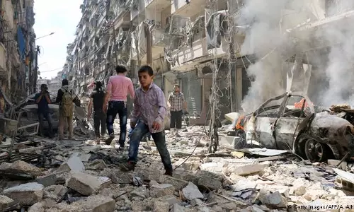 ആലപ്പോ ആശുപത്രിക്ക് നേരെ വ്യോമാക്രമണം