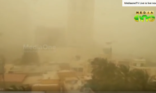 യു.എ.ഇയുടെ വിവിധ ഭാഗങ്ങളിൽ വീശിയടിച്ച വ്യാപക പൊടിക്കാറ്റ്​ ജനജീവിതം താറുമാറാക്കി