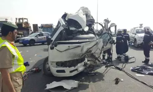 ദുബൈയില്‍ വാഹനാപകടത്തില്‍ 6 ഇന്ത്യക്കാരടക്കം 7 പേര്‍ മരിച്ചു