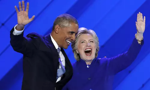 ഹിലരിയെ പിന്തുണച്ച് ഒബാമയുടെ പ്രസംഗം ഹിലരിയെ പിന്തുണച്ച് ഒബാമയുടെ പ്രസംഗം