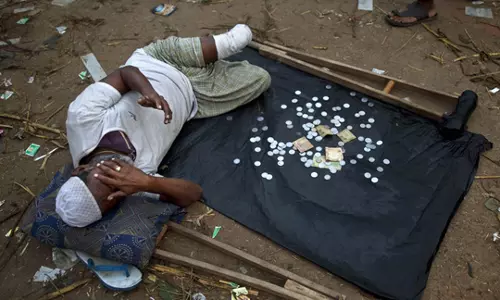 രാജ്യത്തെ യാചകരില്‍ നാലില്‍ ഒരാള്‍ മുസ്‍ലിം