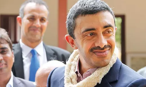 യു.എ.ഇ വിദേശകാര്യ മന്ത്രിയുടെ ഇന്ത്യ സന്ദർശനം അവസാനിച്ചു