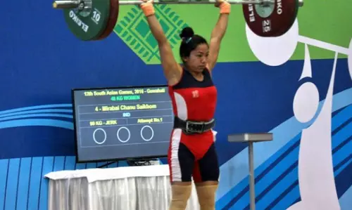 വനിതകളുടെ ഭാരോദ്വാഹനം: മീരഭായ് ചാനു പുറത്ത്