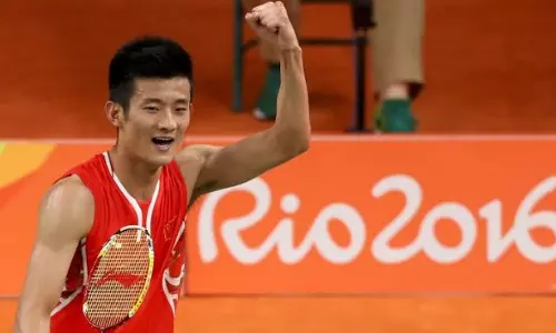 ബാഡ്മിന്റണ്‍ പുരുഷ സിംഗിള്‍സില്‍ ചെന്‍ ലോംഗിന് സ്വര്‍ണ്ണം
