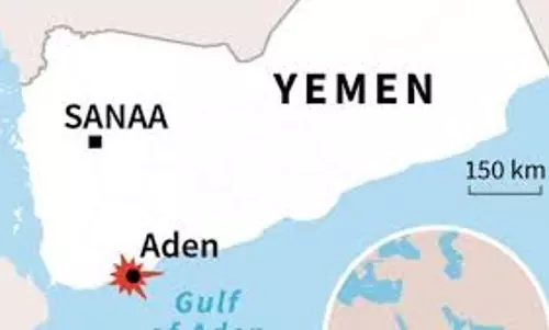 യമനിലെ സൈനിക പരിശീലന ക്യാമ്പിലുണ്ടായ ചാവേറാക്രമണത്തില് 60 പേര് കൊല്ലപ്പെട്ടു യമനിലെ സൈനിക പരിശീലന ക്യാമ്പിലുണ്ടായ ചാവേറാക്രമണത്തില് 60 പേര് കൊല്ലപ്പെട്ടു