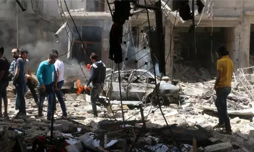 വെടിനിര്‍ത്തല്‍ അവസാനിച്ചു; സിറിയയില്‍ വീണ്ടും ആക്രമണം തുടങ്ങി