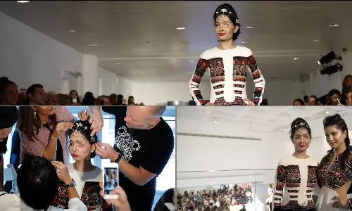 ആസിഡ് ആക്രമണത്തിലെ ഇര ന്യൂയോര്‍ക്ക് ഫാഷന്‍  ഷോയില്‍ ചുവടു വച്ചപ്പോള്‍