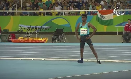 പാരാലിമ്പിക്സില്‍ ഇന്ത്യക്ക് ആദ്യ സ്വര്‍ണം