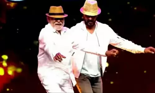 പ്രഭുദേവയെ വെല്ലുന്ന ചുവടുകളുമായി പിതാവ്