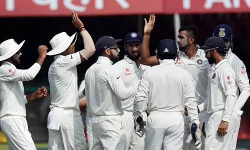 കാണ്‍പൂര്‍ ടെസ്റ്റില്‍ ഇന്ത്യയുടെ വിജയം ആറു വിക്കറ്റ് അകലെ