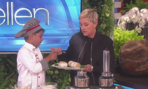 അമേരിക്കന്‍ അവതാരകയെ പുട്ടുണ്ടാക്കാന്‍ പഠിപ്പിച്ച് മലയാളിയായ ആറ് വയസുകാരന്‍