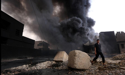 മൌസിലില്‍ യുഎസ് - ഇറാഖി സേനയുടെ മുന്നേറ്റം തുടരുന്നു
