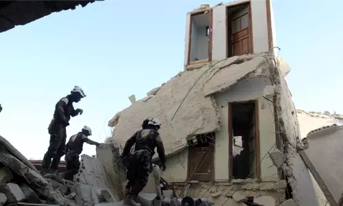 അലപ്പോയില്‍ വ്യോമാക്രമണം; 47 മരണം