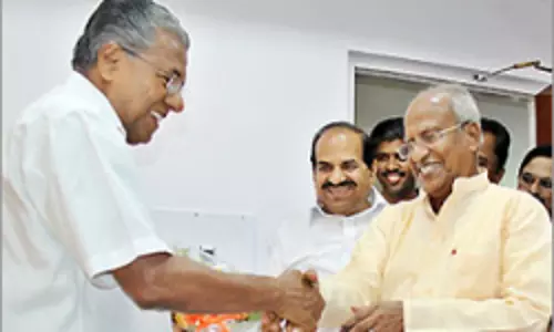 പിണറായിക്ക് ആശംസകളുമായി ഒ രാജഗോപാല് പിണറായിക്ക് ആശംസകളുമായി ഒ രാജഗോപാല്