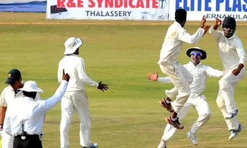 രഞ്ജി ട്രോഫി: കേരളത്തിന് ഒന്നാം ഇന്നിംഗ്‍സ് ലീഡ്