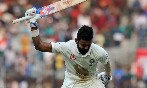 ഒരു റണ്ണിന് രാഹുലിന് ഡബിള്‍ സെഞ്ച്വറി നഷ്ടം; ഇന്ത്യ കൂറ്റന്‍ സ്കോറിലേക്ക്