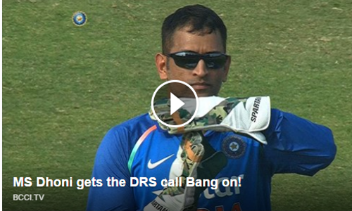 കൊഹ്‍ലിക്ക് മുന്പേ ഡിആര്‍എസിന് അപ്പീല്‍ ചെയ്ത് ധോണി, പിഴയ്ക്കാത്ത വിലയിരുത്തലില്‍ ഇംഗ്ലണ്ടിന് നഷ്ടമായത് മോര്‍ഗനെ