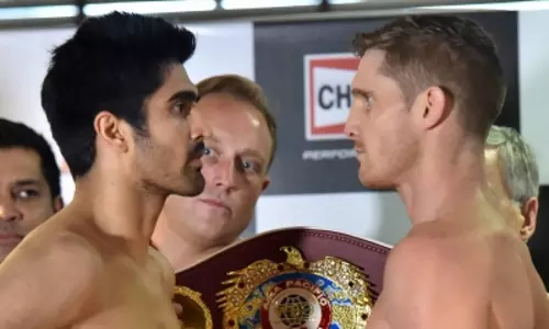 ഏഴാം ജയം തേടി വിജേന്ദര് ഇന്നിറങ്ങും ഏഴാം ജയം തേടി വിജേന്ദര് ഇന്നിറങ്ങും