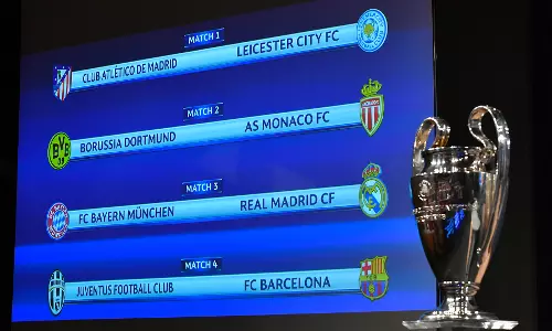 ചാ​മ്പ്യ​ൻ​സ്  ലീ​ഗി​ൽ തകര്‍പ്പന്‍ മത്സരങ്ങളുമായി ക്വാ​ർ​ട്ട​ർ ഫൈ​ന​ൽ പോരാട്ടങ്ങള്‍