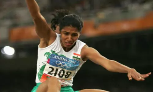 അഞ്ജു ബോബി ജോര്ജ് ഒളിന്പിക്സ് മെഡല് ജേതാവാകാന് സാധ്യത അഞ്ജു ബോബി ജോര്ജ് ഒളിന്പിക്സ് മെഡല് ജേതാവാകാന് സാധ്യത