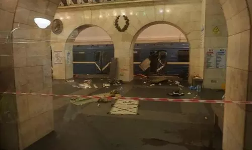 റഷ്യയില്‍ മെട്രോ ട്രെയിനിലെ സ്ഫോടനം: അന്വേഷണം തുടങ്ങി