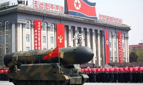 അമേരിക്കയെ വെല്ലുവിളിച്ച് ഉത്തര കൊറിയയുടെ മിസൈല്‍ പരീക്ഷണം