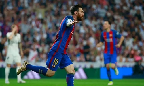 എല്‍ ക്ലാസികോ: മെസ്സി മാജികില്‍ ബാഴ്സലോണക്ക് തകര്‍പ്പന്‍ ജയം