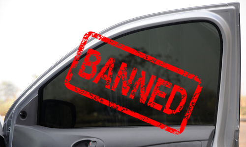 സണ്‍ കണ്‍ട്രോള്‍ ഫിലിം നിയമം സ്വകാര്യബസുകള്‍ ലംഘിക്കുന്നു