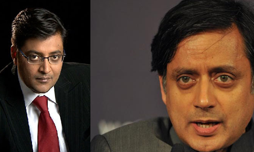 മാധ്യമ പ്രവര്‍ത്തകന്റെ വ്യാജവേഷം ധരിച്ചയാള്‍ പടച്ചുണ്ടാക്കിയ നുണ; അര്‍ണബിനെതിരെ ശശി തരൂര്‍