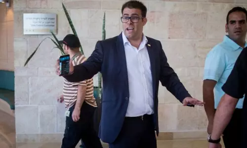 ഫലസ്തീന്‍ യുവാവിനെതിരെ ഭീഷണിയുമായി ഇസ്രായേല്‍ എംപി