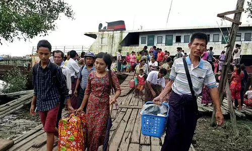 മ്യാന്മറില്‍ വീണ്ടും റോഹീങ്ക്യകളുടെ പലായനം 