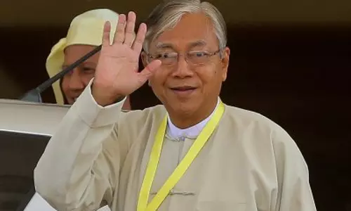 മ്യാന്‍മറിലെ ആദ്യ സിവിലിയന്‍ പ്രസിഡന്റായി ഹിതിന്‍ ക്യാവിനെ തെരഞ്ഞെടുത്തു