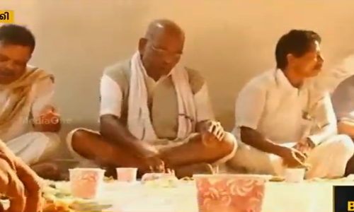 ഇടമലക്കുടിയില്‍ എംഎം മണിയുടെ ഓണാഘോഷം