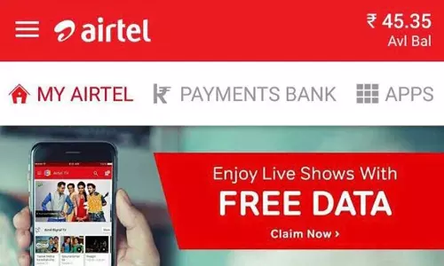 എയര്‍ടെല്‍ തരും 60 ജിബി 4ജി ഡാറ്റ സൗജന്യമായി; ചെയ്യേണ്ടത് ഇത്ര മാത്രം
