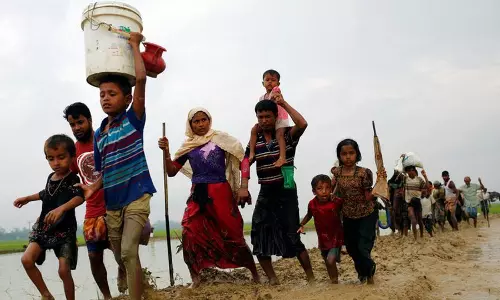 റോഹിങ്ക്യന്‍ അഭയാര്‍ഥികള്‍ക്ക് ഐഎസുമായും  ഐഎസ്ഐയുമായും ബന്ധമെന്ന് കേന്ദ്രം