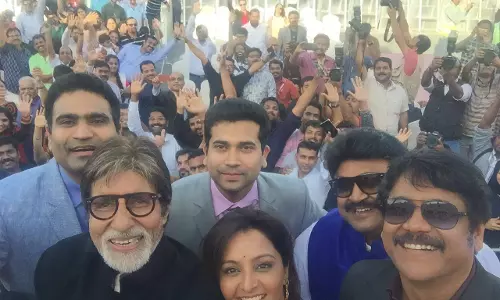 കല്യാണ്‍ ജ്വല്ലേഴ്സ് ഉദ്ഘാടനത്തിനായി ബിഗ് ബിയും മഞ്ജുവും ഉള്‍പ്പെടെ താരനിര ഖത്തറില്‍