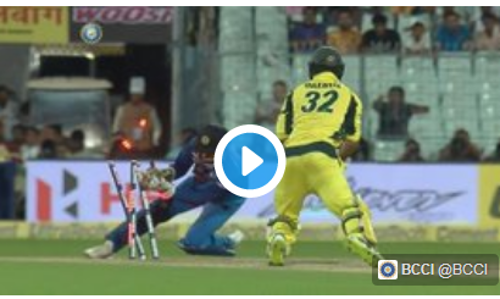 വീണ്ടുമൊരു മിന്നല്‍ സ്റ്റമ്പിംഗ്; മഹി മാജിക് തുടരുന്നു