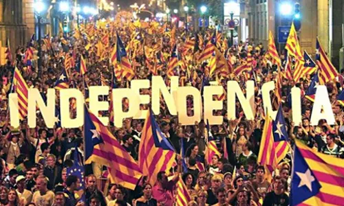 കാറ്റലോണിയന്‍ പാര്‍ലമെന്‍റ് സമ്മേളനം സ്പെയിന്‍ തടഞ്ഞു